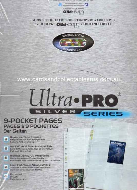 Hologram Pages Silver 9-Pocket - Box