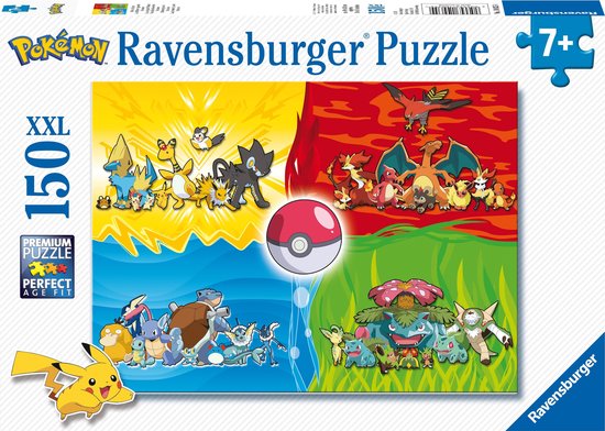 Ravensburger Verschillende Pokemons puzzel - legpuzzel - 150 stukjes