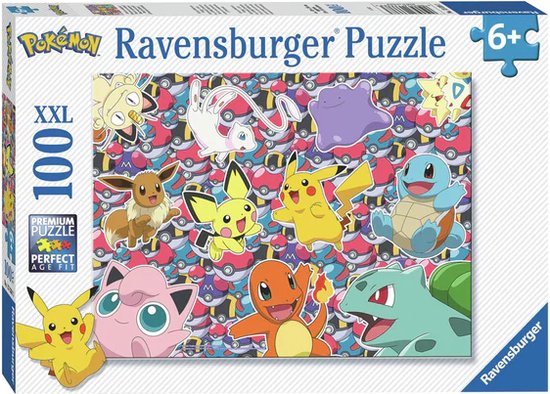 Ravensburger puzzel Pokemon - Legpuzzel - 100 XXL stukjes